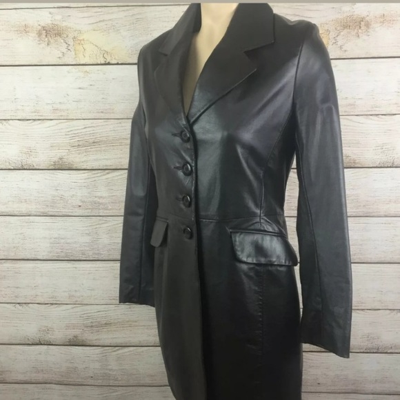 Mackage leather trench - Picture 8 of 10